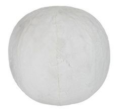 Pouf rond gonflable acrylique blanc Licia L 40 cm