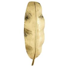 pplique murale AURA en feuilles de bananiers dorées - H 91 cm
