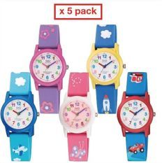 Q&q Fashion Vr99_pack 5 Kids / 5 Orologi Bimbo