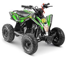 Quad électrique 1300W 48V lithium Staring noir et vert