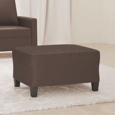 Repose-pied Marron 70x55x41 cm Similicuir