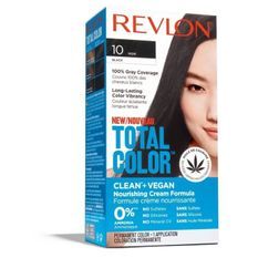 REVLON Coloration permanente - Clean & vegan - TOTAL COLOR 10 - Black