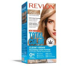 REVLON Coloration permanente - Clean & vegan - TOTAL COLOR 70 - Dark Natural Blonde