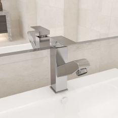 Robinet de lavabo rétractable de bain Argenté 157x172 mm