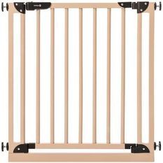 SAFETY 1ST Essential wooden gate, Barriere de sécurité bois,largeur de 73 a 80 cm, De 6 a 24 mois