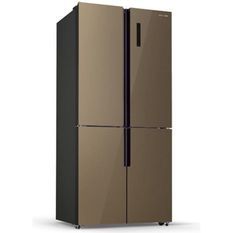 SCHNEIDER - SCMD482NFGM - Réfrigérateur américain - 482 litres - Total no frost - Classe F - Mirror Gold