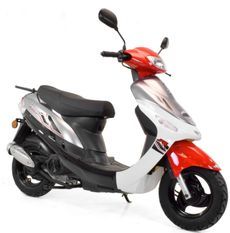 Scooter 50cc 4 temps Rouge
