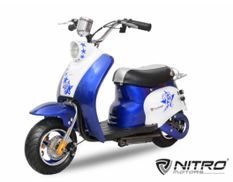 Scooter électrique enfant 50OW bleu Tizer - 6 à 12 ans