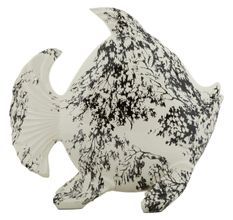 Sculpture en forme de poisson de style oriental 37 x 19 x 34 cm