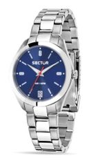 Sector 245 R3253486504 - Movement: Quartz - Date - Case: Stainless Steel - 31.5x38 Mm - Strap: Stainless Steel - Glass: Mineral - Water Resistant: 100 Meters