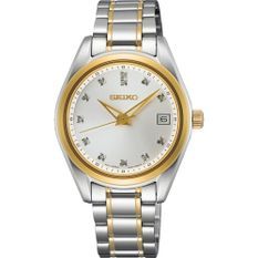 Seiko Classic Date W/ Diamonds SUR582P1