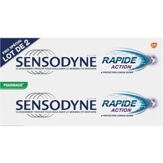 SENSODYNE Dentifrice Rapide Action - 2 tubes de 75 ml