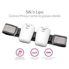 SILK'N Lipo Ceinture minceur laser et électrostimulation- Cible les graisses rebelles