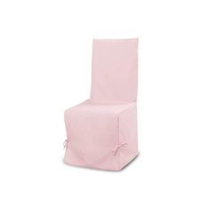 SOLEIL D'OCRE Housse de chaise en coton Panama - Rose