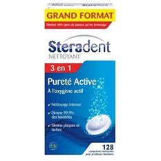 STERADENT Comprimés nettoyants pour protheses x 128