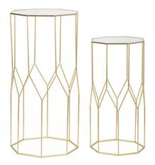 Support de téléphone, nouveau ensemble de 2 pièces en verre, 50x46x100 cm - 40x37x80