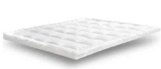 Surmatelas extra moelleux 500 g/m² en mousse 5 cm Kazy - Anti-bactérien et anti-acariens