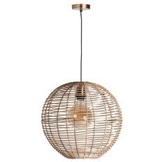 Suspension en rotin GLOBO - Charme artisanal