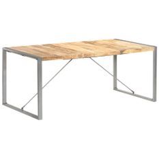 Table à dîner 180x90x75 cm Bois de manguier massif brut