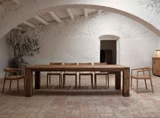 Table à manger BLOW – L’authenticité du bois massif