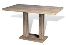 Table à manger bois chêne clair Plum 120 cm