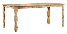 Table à manger bois de récupération massif Nocea 180 cm
