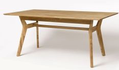 Table à manger en bois de chêne massif Osword 170 cm
