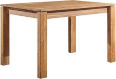 Table à manger en bois de chêne massif Ritza 120 cm
