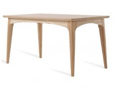 Table à manger en bois de frene clair Palina 150 cm
