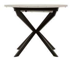 Table à manger martin cm ø 100x78 (ouverte cm 140x100x78)