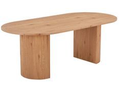 Table à manger ovale BOAVISTA 210 cm - Style naturel