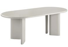 Table à manger ovale NAGANO 220 cm – Bois grège