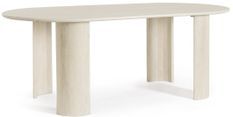 Table à manger ovale ORINDA 210 cm - Bois de manguie
