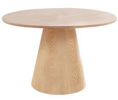 Table à manger ronde BOLTON Ø120 cm – Élégance naturelle et format convivial