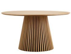 Table à manger ronde en bois LANZA