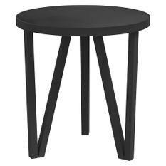 Table à thé Noir Ø35 cm MDF