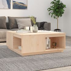 Table basse 100x101x40,5 cm Bois massif de pin