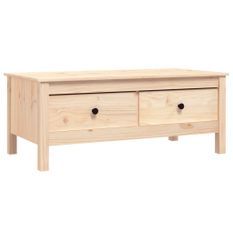 Table basse 100x50x40 cm Bois massif de pin