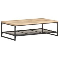 Table basse 110x60x35 cm Bois de manguier massif