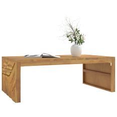 Table basse 110x60x38 cm bois de teck solide