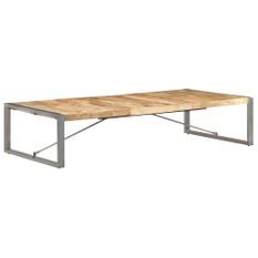 Table basse 180x90x40 cm Bois de manguier brut 2