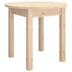 Table basse Ø 45x40 cm Bois massif de pin