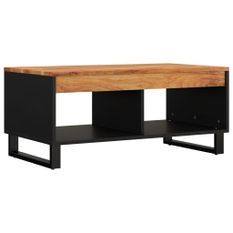 Table basse 90x50x40 cm bois d'acacia massif