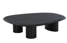 Table basse bois de frêne noir TIRANO