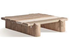 Table basse bois massif clair JACQUARD 80 cm – Design estudi{H}ac