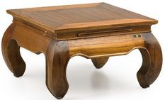 Table basse carrée en bois massif de Mindy Kastar 60 cm