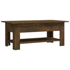 Table basse Chêne fumé 102x55x42 cm