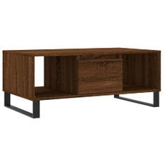 Table basse Chêne marron 90x50x36,5 cm Bois d'ingénierie