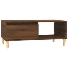 Table basse Chêne marron 90x50x36,5 cm Bois d'ingénierie