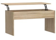 Table basse Chêne sonoma 102x50,5x52,5 cm Bois d'ingénierie